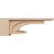 Ekena Millwork 5"W x 30"D x 10"H Thin Alma Rough Cedar Woodgrain TimberThane Corbel, Primed Tan CORUR05X30X10ALMRCPR - alternate 6